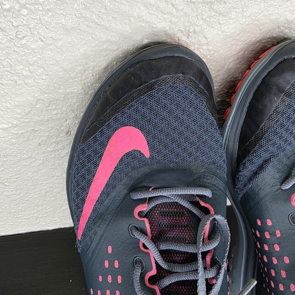 Nike FS Lite Run 2 Gray/Pink Running Shoes 684667-005 Womens Size 8.5 - Picture 15 of 16